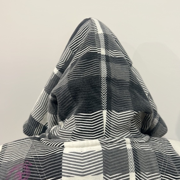 Volcom jacket size M square ivory and grey lining with cap - Picture 4 of 13